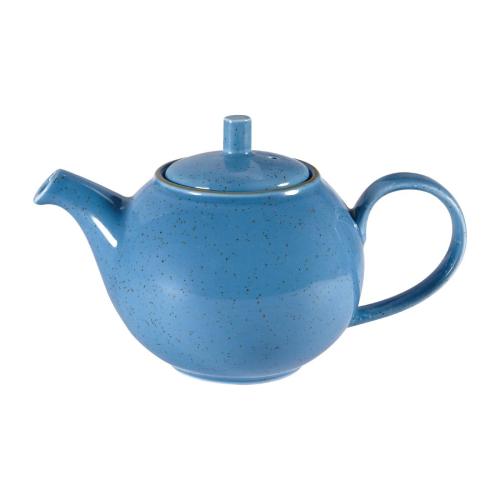 Churchill Stonecast Cornflower Blue Beverage Pot - 15oz (Box 4) (Direct)