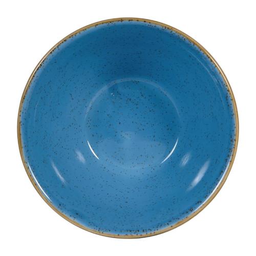 Churchill Stonecast Cornflower Blue Zest Bowl - 12oz (Box 12) (Direct)