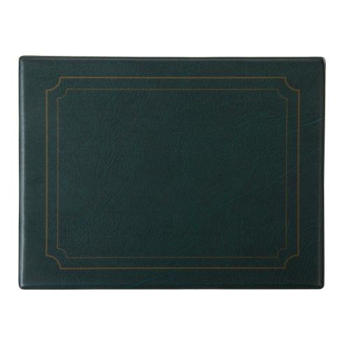 Place Mats PVC Green - 265x205mm 10.5x8" (Pack 6)