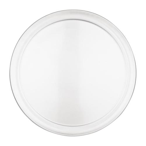 Vogue Pizza Tray Wide Rim Aluminum - 355mm 14"