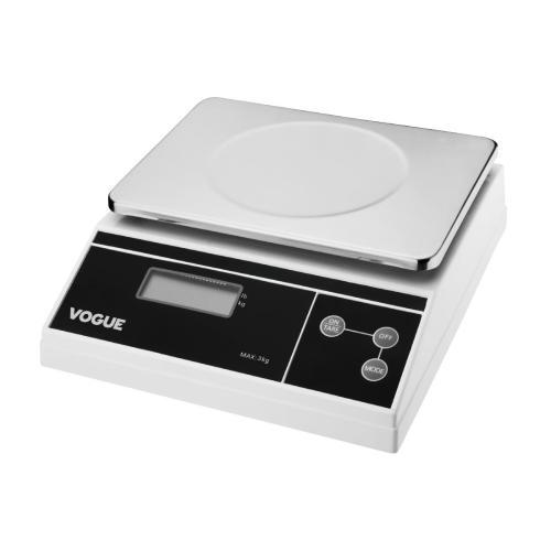 Vogue Digital Platform Scale (Not Gov Stamped) 3kg Grad. 1g kg/lbs