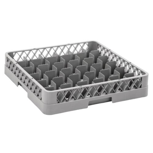 Vogue Glass Dishwasher Rack - 100x500x500mm (36 Compartments)