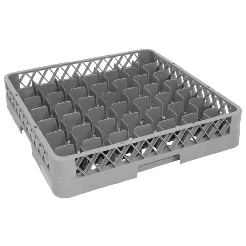 Vogue Glass Dishwasher Rack - 100x500x500mm (49 Compartments)