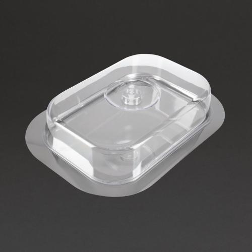 Rectangular Tray St/St with Cover - 44x31x9cm