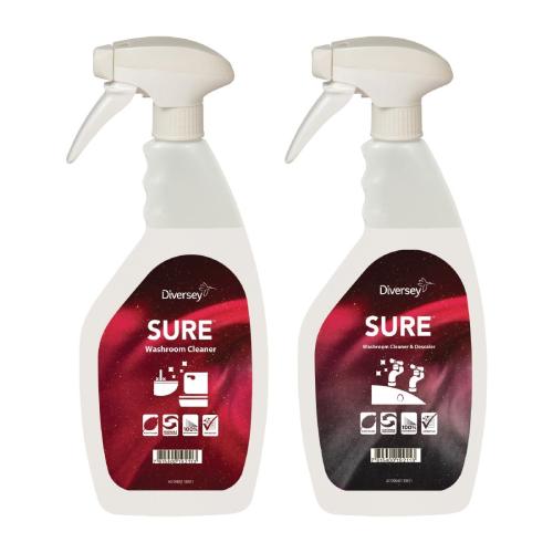 Diversey Sure Washroom Refill Bottle (6x750ml)