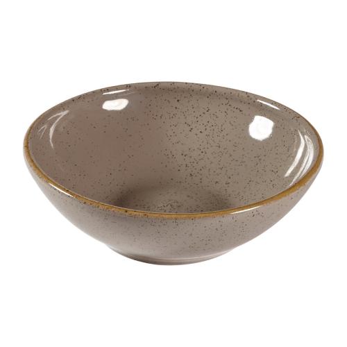 Churchill Stonecast Grey Shallow Bowl - 13cm 5 2/8" 26cl 9oz (Box 12) (Direct)