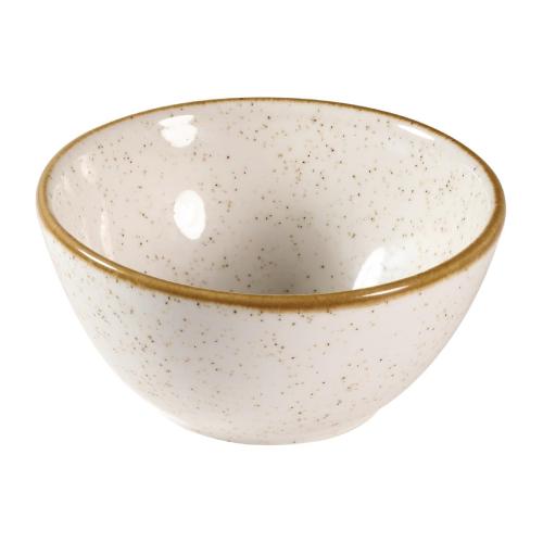 Churchill Stonecast Barley White Snack Bowl 13cm5 2/8" 40cl 14oz(Box 12)(Direct)