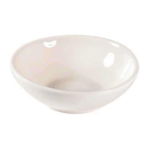 Churchill Profile White Shallow Bowl - 11.6cm 4 5/8" 20cl 7oz (Box 12) (Direct)