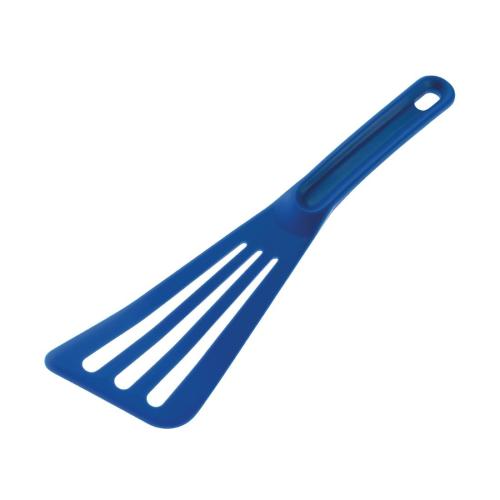 Matfer Bourgeat Pelton Spatula Perforated Blue - 12''