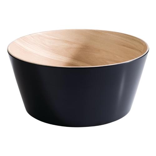 APS Frida Bowl Wood/Black - 200mm 1.2Ltr (B2B)