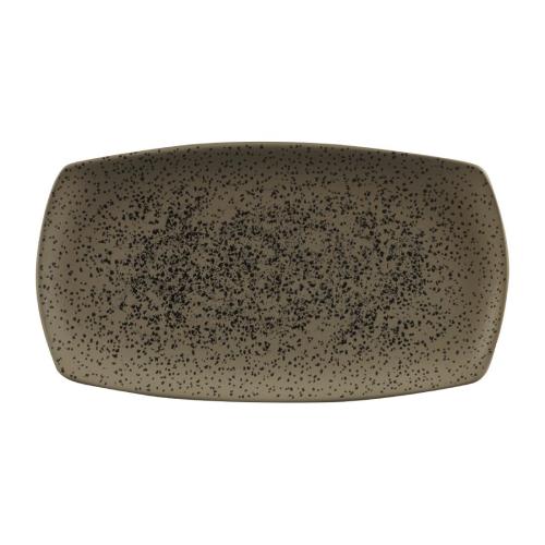 Churchill Menu Shades Caldera Flint Grey Plate 35.5cmx19cm (Box 6) (Direct)