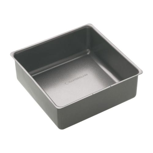 Masterclass Non-Stick Deep Loose Base Square Cake Pan - 200mm