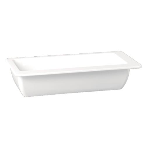 APS Apart Melamine Rectangular Tray White - 300x150mm