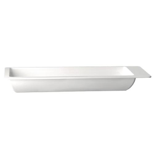 APS Apart Melamine Rectangular Tray White - 530x165mm (B2B)