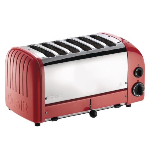 Dualit Vario Toaster 6 Slot Red