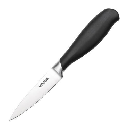 Vogue Soft Grip Paring Knife St/St - 90mm 3 1/2"