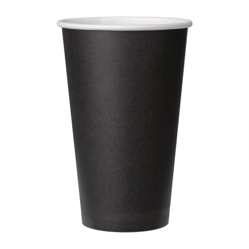 Fiesta Recyclable Hot Cup Single Wall Black 16oz (Box 1000)