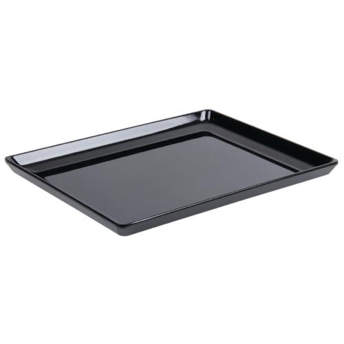 Float Tray Melamine Black GN - 1/2 (B2B)