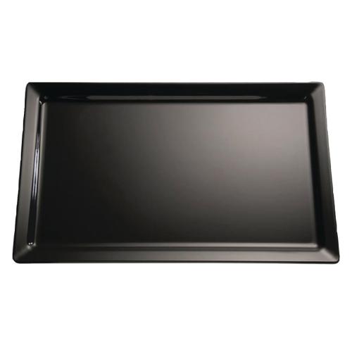 Pure Tray Melamine Black - GN 1/3