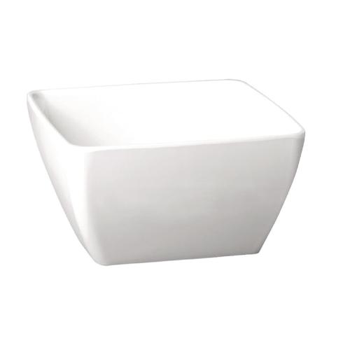 Pure Square Bowl Melamine White - 90x90mm (B2B)