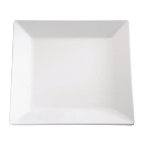 Pure Square Tray Melamine White - 180x180mm (B2B)