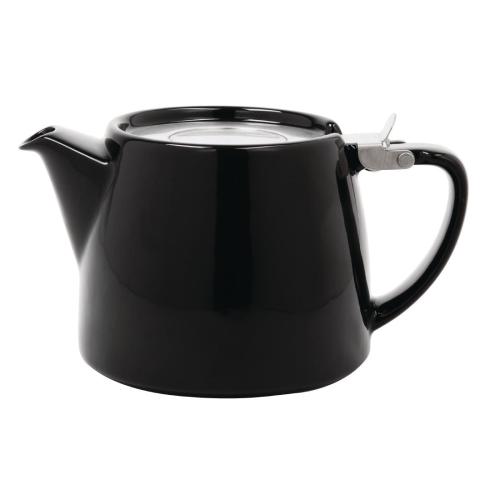 Forlife Stump Teapot Black - 0.5Ltr 18oz