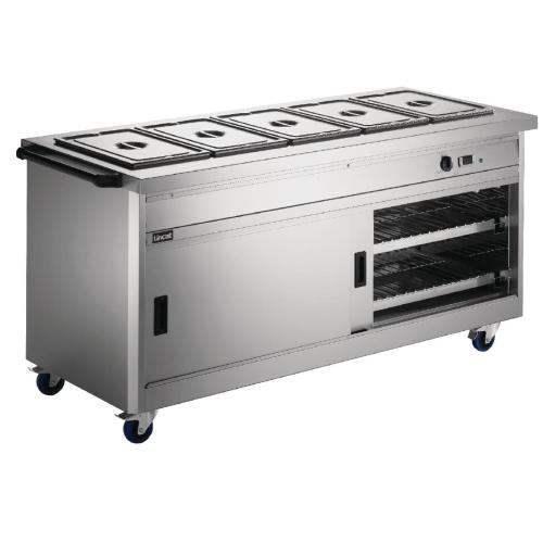 Lincat Panther Mobile Hot Cupboard with Bain Marie Top (Direct)