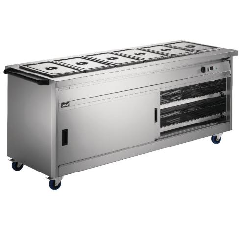 Lincat Panther Mobile Hot Cupboard with Bain Marie Top (Direct)