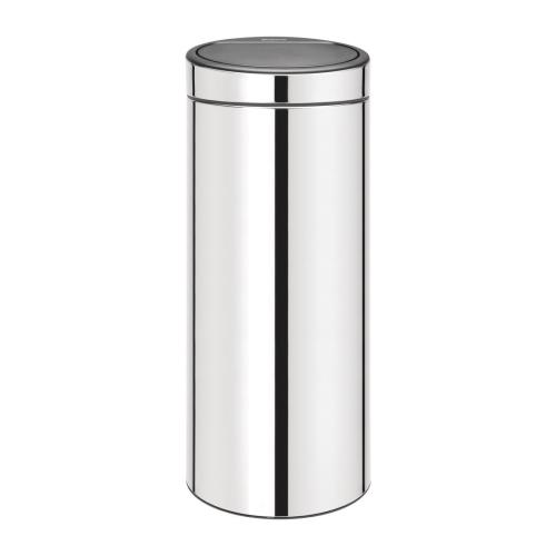 Brabantia Touch Bin Brilliant Steel - 30Ltr