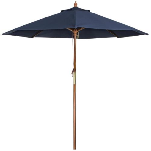 Bolero Round Pulley Parasol Navy Blue - 3m