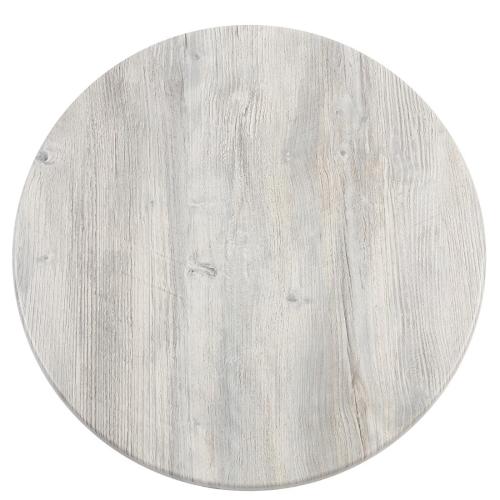 Werzalit Round Table Top Ponderosa White - 178 - 600mm (B2B)