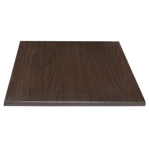 Bolero Square Table Top Dark Brown - 700mm