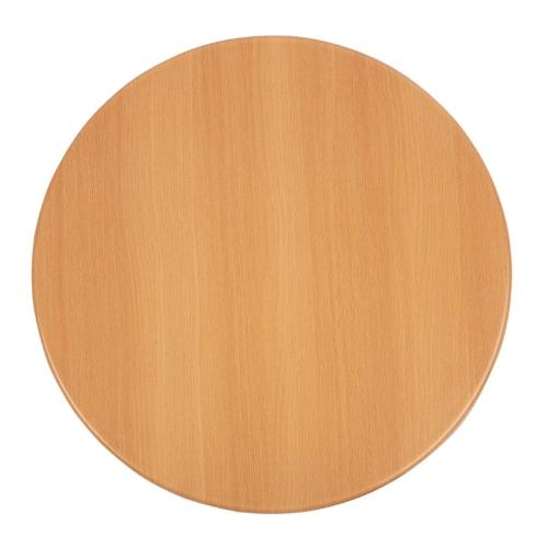 Bolero Round Table Top Beech Effect - 600mm