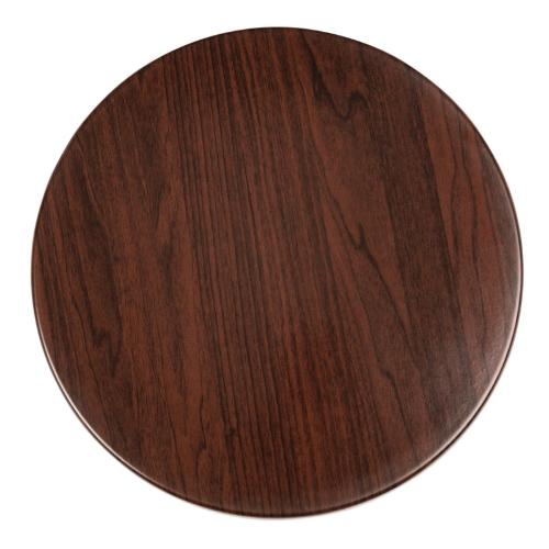 Bolero Round Table Top Dark Brown - 600mm