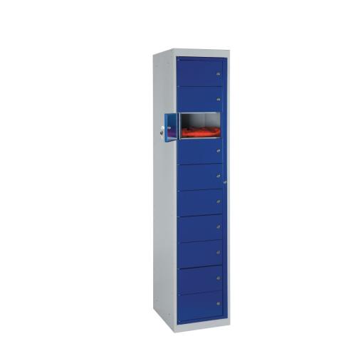 Garment Locker Flat Top 10 Door - 1830h x 380w x 457dmm (Direct)