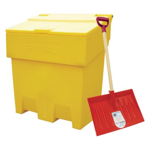 Grit Bin with Snow Shovel - 200Ltr (Direct)