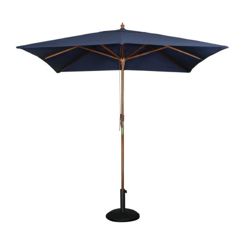 Bolero Square Pulley Parasol Navy Blue - 2.5m