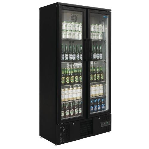 Polar G-Series Upright Back Bar Cooler with Hinged Doors - 490Ltr