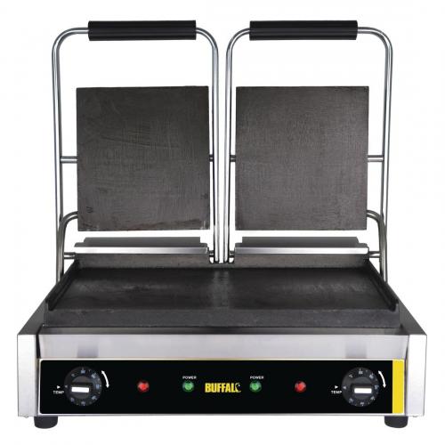 Buffalo Bistro Contact Grill - Double Flat Plate