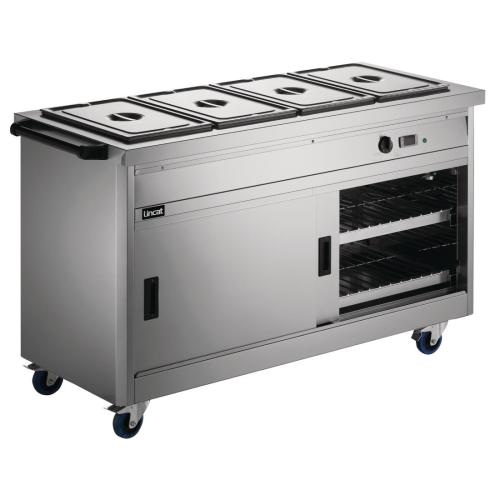 Lincat Panther 670 Series Hot Cupboard with Bain Marie Top 4 x GN 1/1 (Direct)