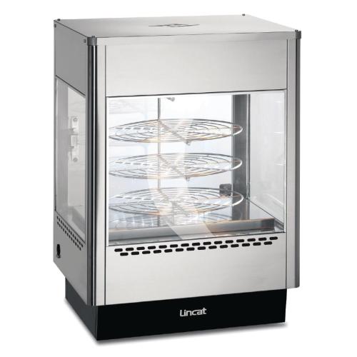 Lincat Seal Upright Heated Merchandiser Double Door with Rotating Rack (Direct)