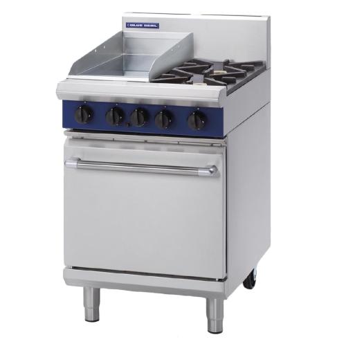 Blue Seal Evolution 2 Burner/Griddle Static Oven NAT - 600mm (Direct)