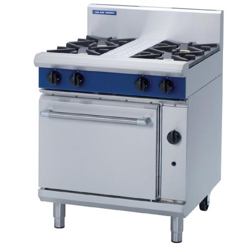 Blue Seal Evolution 4 Burner Static Oven NAT - 750mm (Direct)