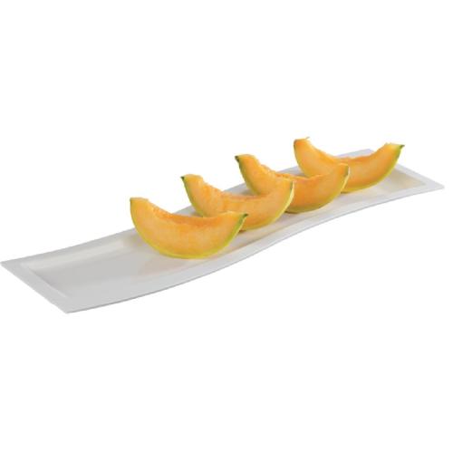 APS Wave Platter Melamine White - GN 2/4