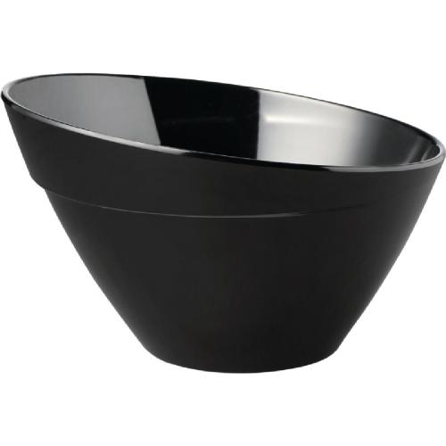 APS Balance Bowl Melamine Black - 5Ltr 300x195mm 11 3/4x7 1/2" (B2B)