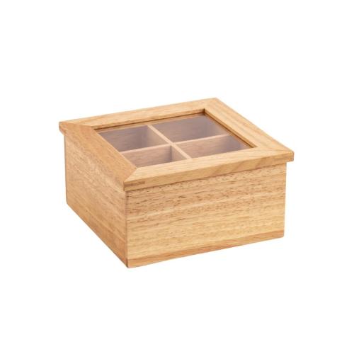 Olympia Mini Tea Box with Lid - 90x200x160mm 3 1/2 x8 x6 1/4"