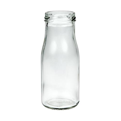 Mini Milk Bottle Glass - 150ml 5 1/4oz (Pack 18)