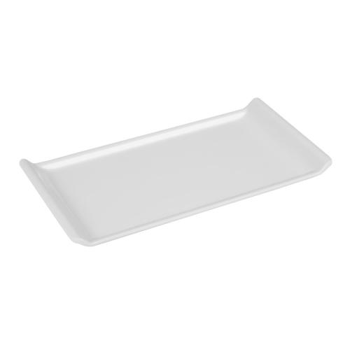 Olympia Kristallon Melamine Platter White - 300x150x25mm 11 4/5x 5 9/10x 1"