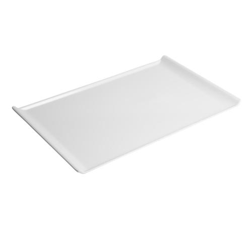 Olympia Kristallon Melamine Platter White - 530x330x25mm 20 9/10x 13x 1"