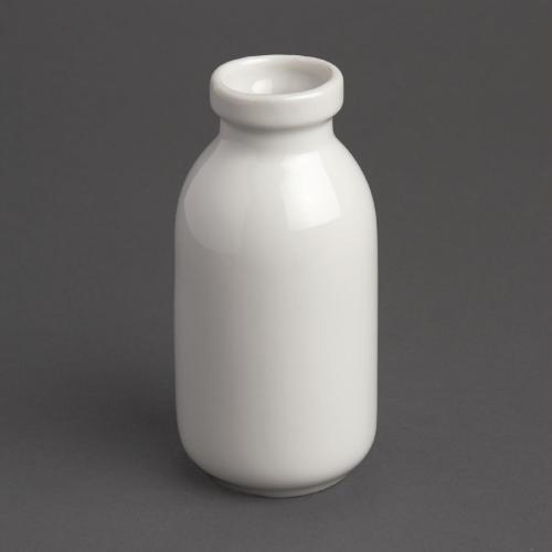 Olympia Whiteware White Mini Milk Bottle - 145ml 4.9fl oz (Box 12)